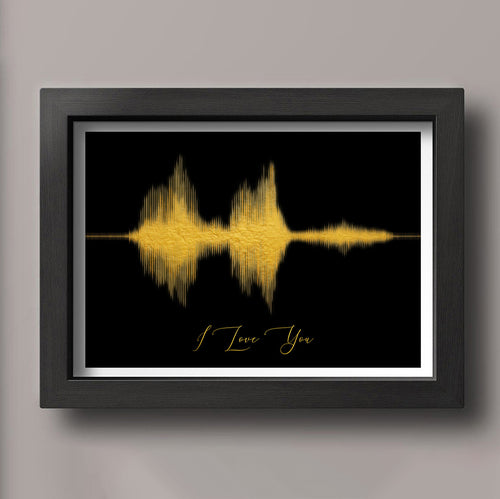Sound Wave Print, Personalized Anniversary Gift for Her, Sound Wave Art Gift