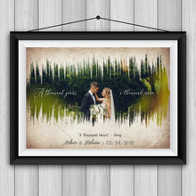 Load image into Gallery viewer, Wedding Song Anniversary Gift | First Dance Song 1st Anniversary Gift