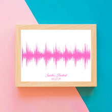 Load image into Gallery viewer, Baby Heartbeat Sound Wave | Gift For New Dad