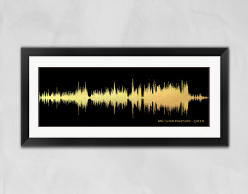 Song Wave Art | Personalized Gift From Your Favorite Song | Queen 