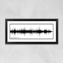 Load image into Gallery viewer, Music Sound Wave, Wedding First Dance Song, Anniversary gift For Boyfriend