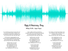 Load image into Gallery viewer, First Anniversary Gift For Her, Wedding Song With Lyrics For 1st Anniversary