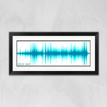 Load image into Gallery viewer, Sound Wave Print From Your Favorite Song | Sound Waves | Custom Sound Wave Art