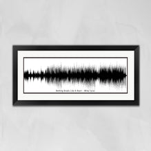 Load image into Gallery viewer, Custom Song Wave Print From Your Favorite Song - Custom Sound Wave Art