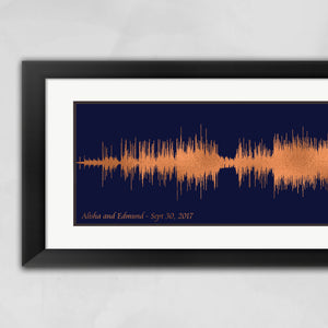 Song Wave Print Anniversary Gift For Boyfriend, Soundwave Art , Custom Song Wave Art