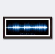 Load image into Gallery viewer, Gift for Boyfriend | Soundwave Art | Custom Song Wave Print | Anniversary Gift for Husband